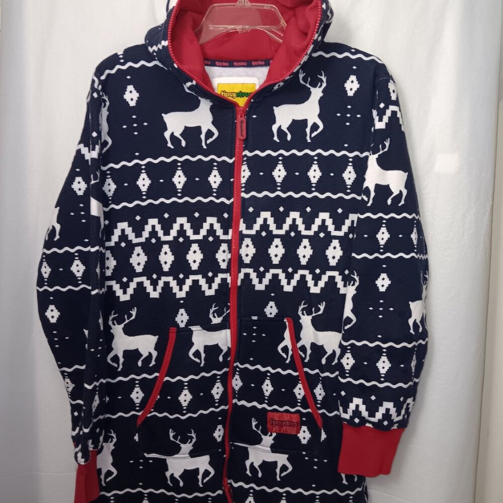 TIPSYELVES ZIP UP HOODIE POCKET ONESIE